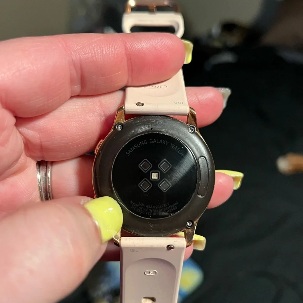 Pink Samsung galaxy watch